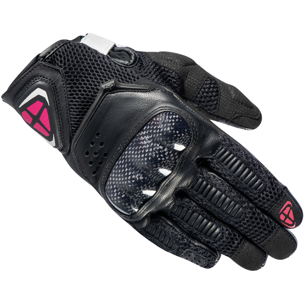 Ixon - Gants femme RS4 Air Lady Noir / Fuchsia