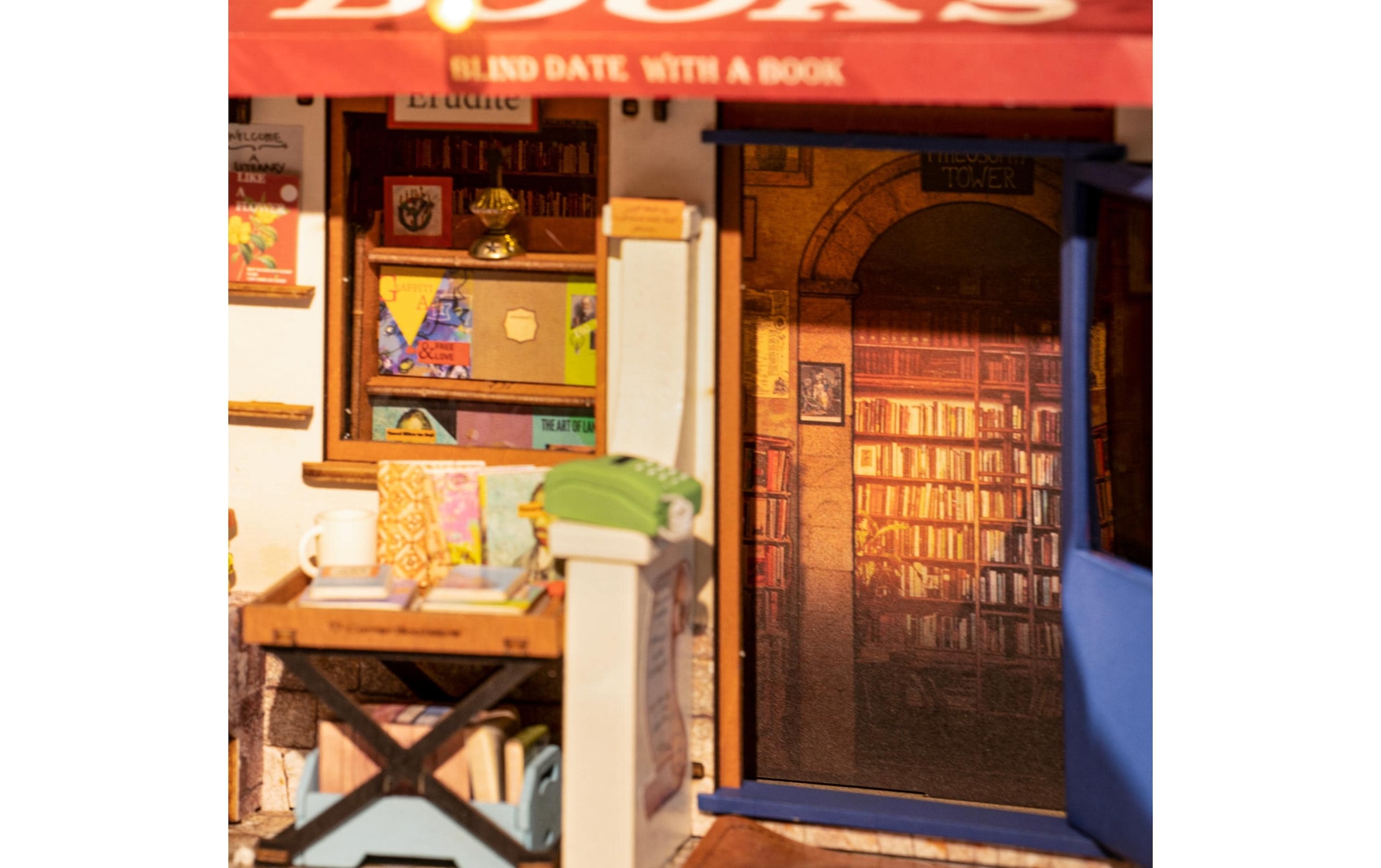 Modellbausatz »RoboTime Corner Bookstore 108-teilig«