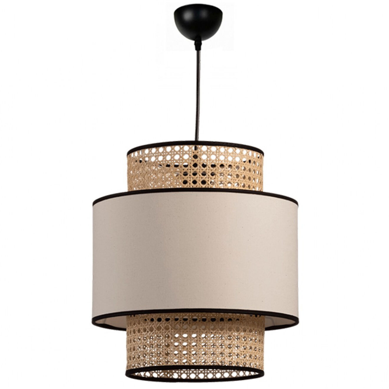 Opviq Suspension Ayd beige/noir - D.30x34 cm