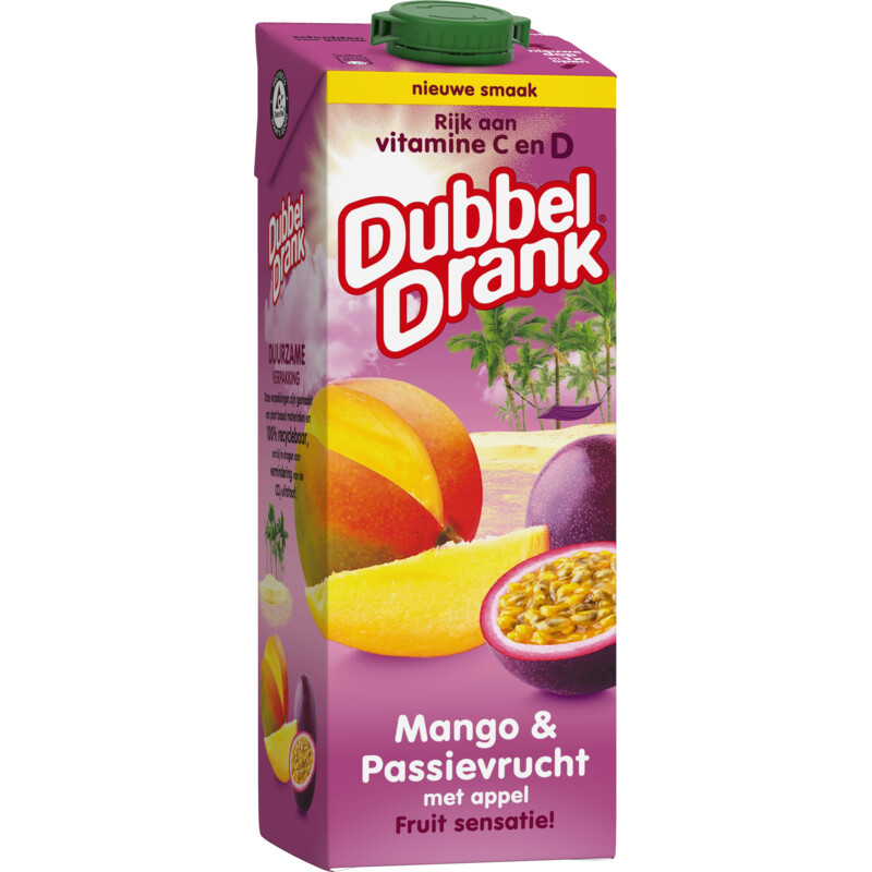 DubbelDrank Mango & passievrucht