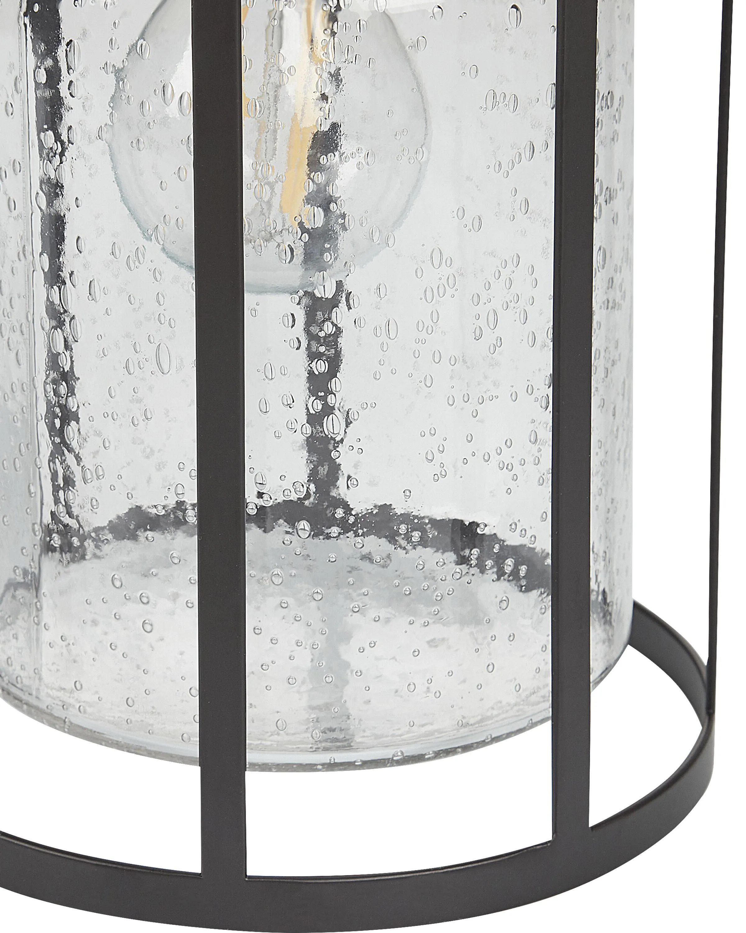 Buiten wandlamp WOOLER Zwart