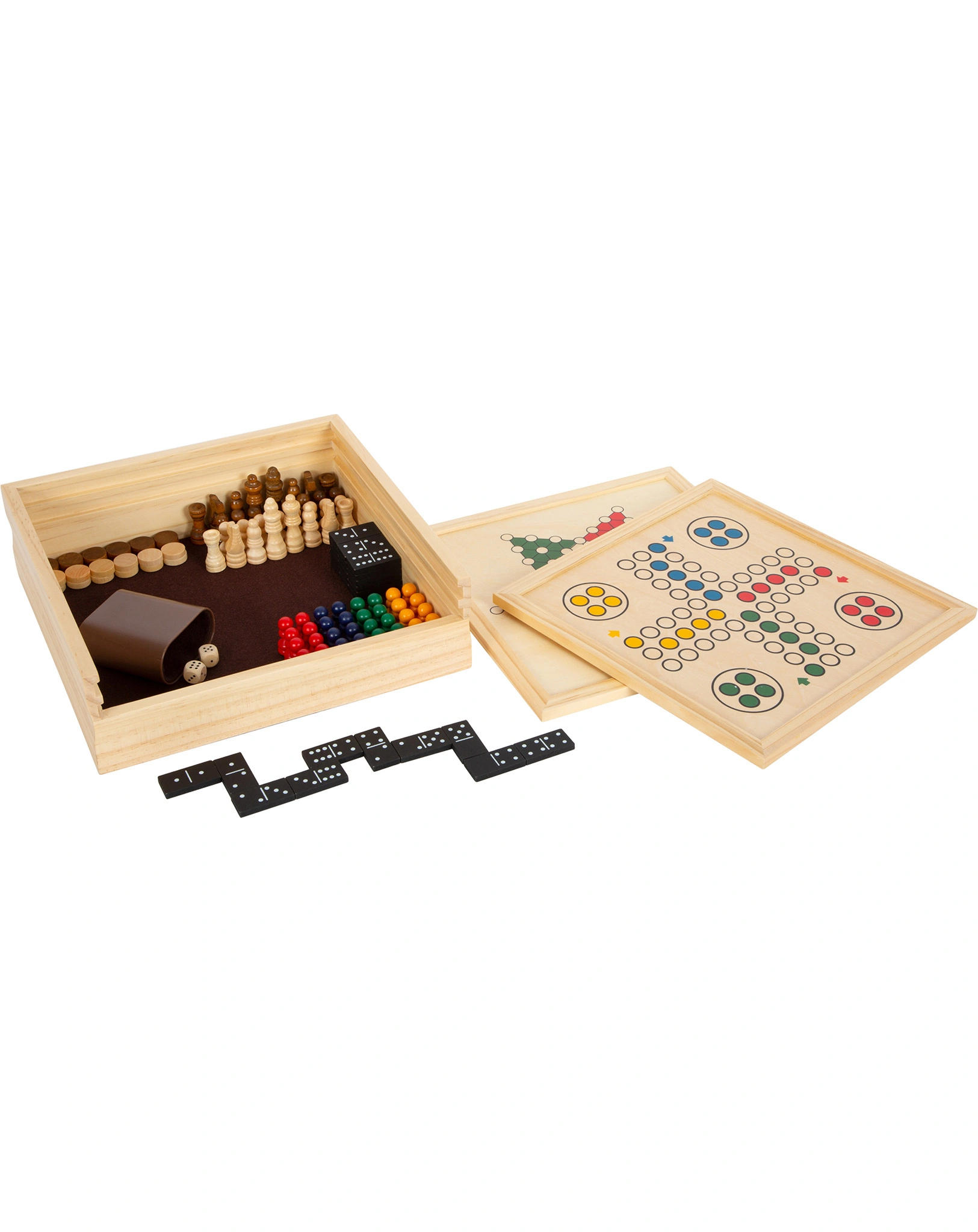Spielesammlung 7 KLASSIKER aus Holz