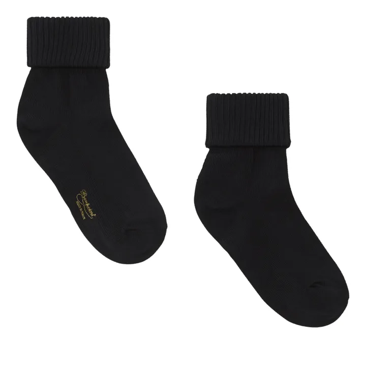 Bonpoint Chaussettes Côtelées | Noir