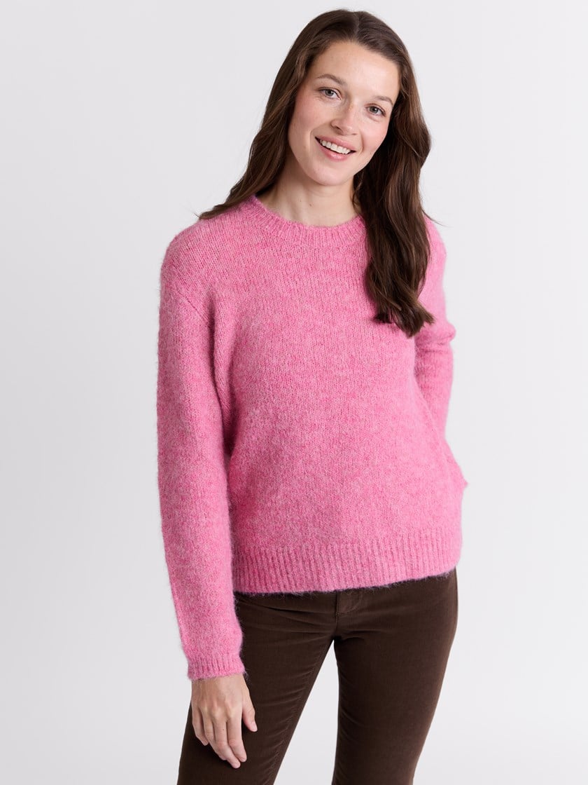 Kallie genser Cashmere Rose