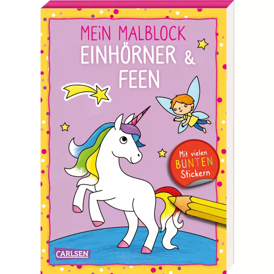 Carlsen Mein Malblock: Einhörner & Feen