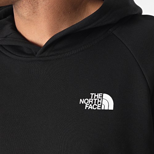 Sweat Capuche Raglan Red Box A2ZWU Noir