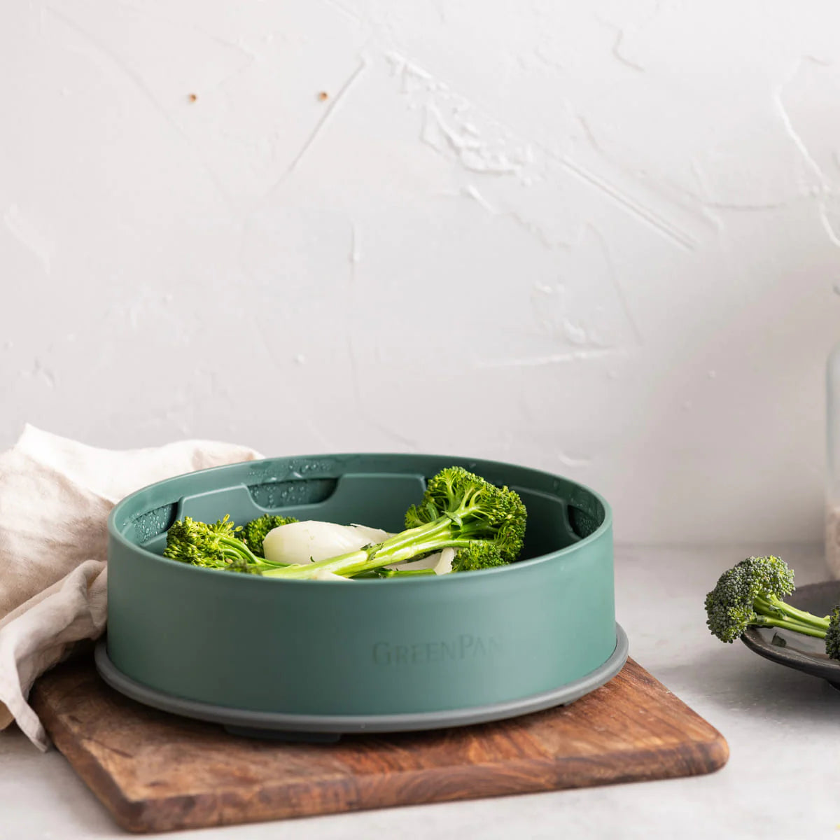 Greenpan Steamy Stoominzet 24cm - Groen
