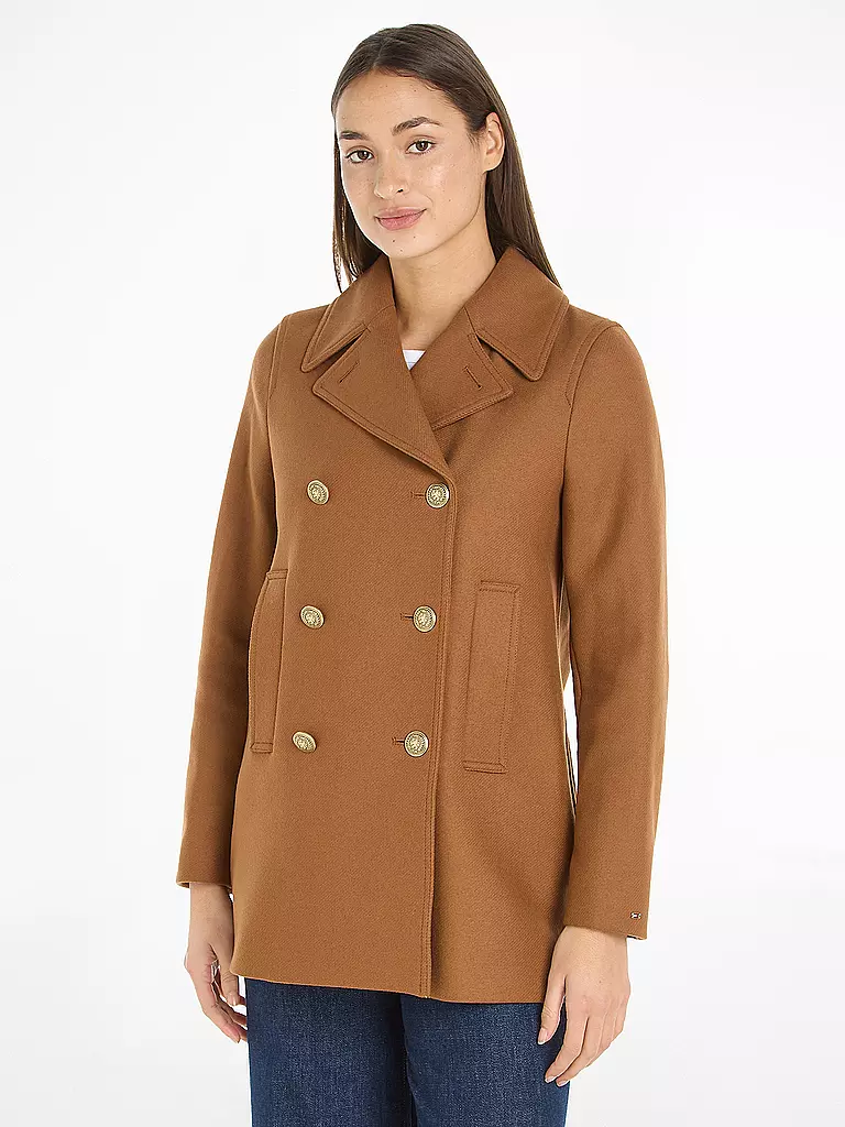 TOMMY HILFIGER Wollmantel camel