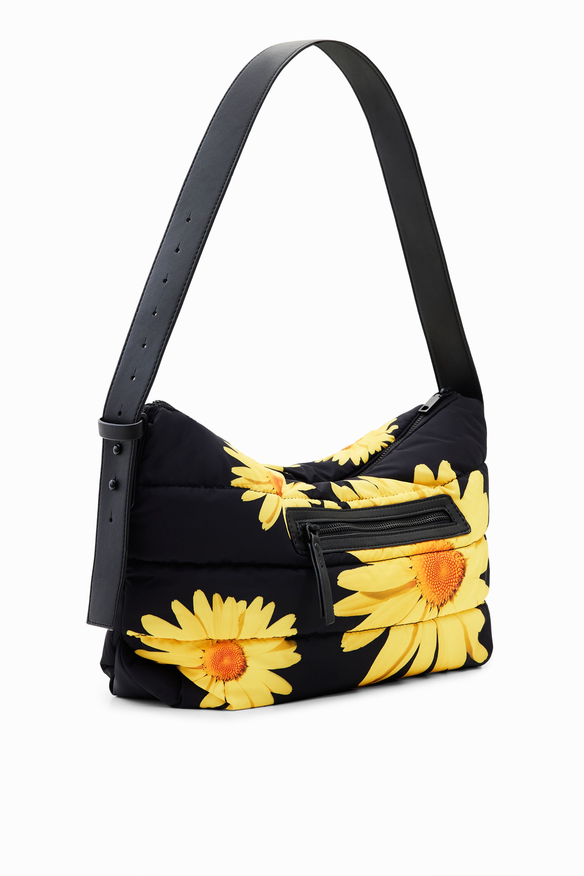 Grand sac à bandoulière fleuri M. Christian Lacroix