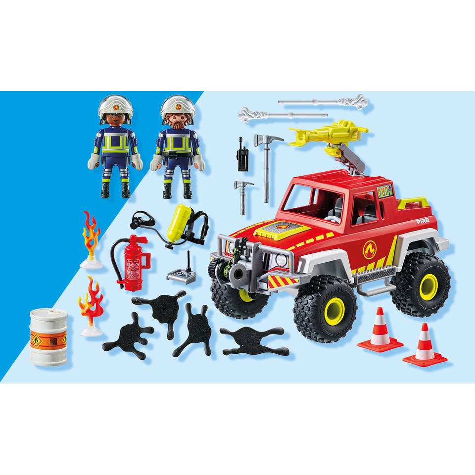 PLAYMOBIL Action Heroes brandweerwagen 71824