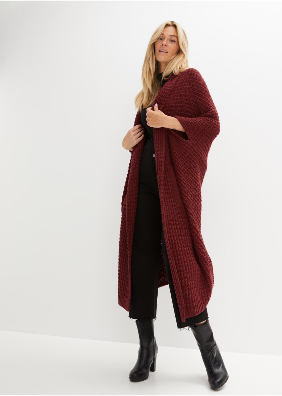 Gilet long en maille