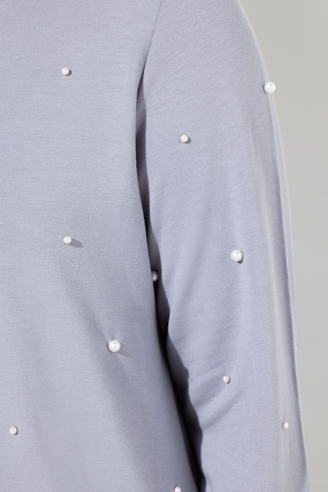 Sweatshirt, Zierperlen, Langarm