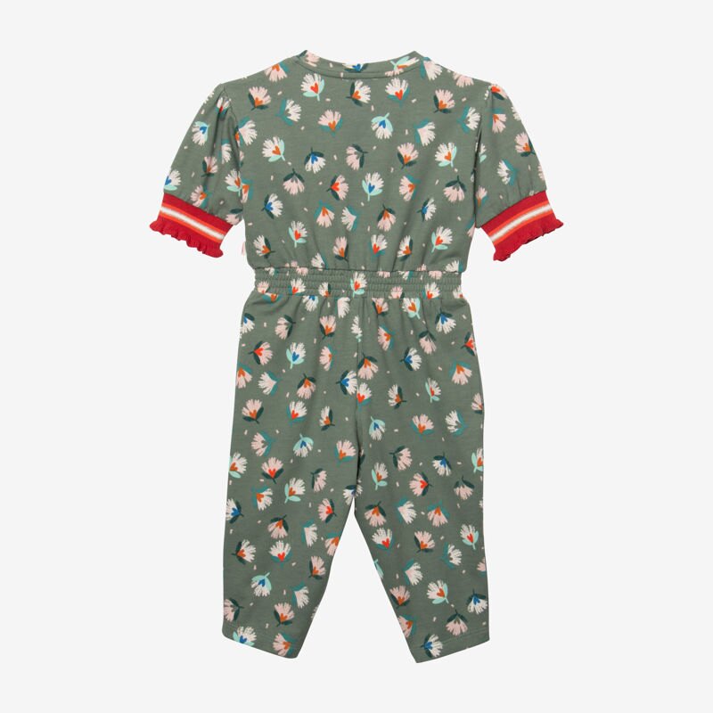 Combi longue bébé fille herbier vert Catimini Vert