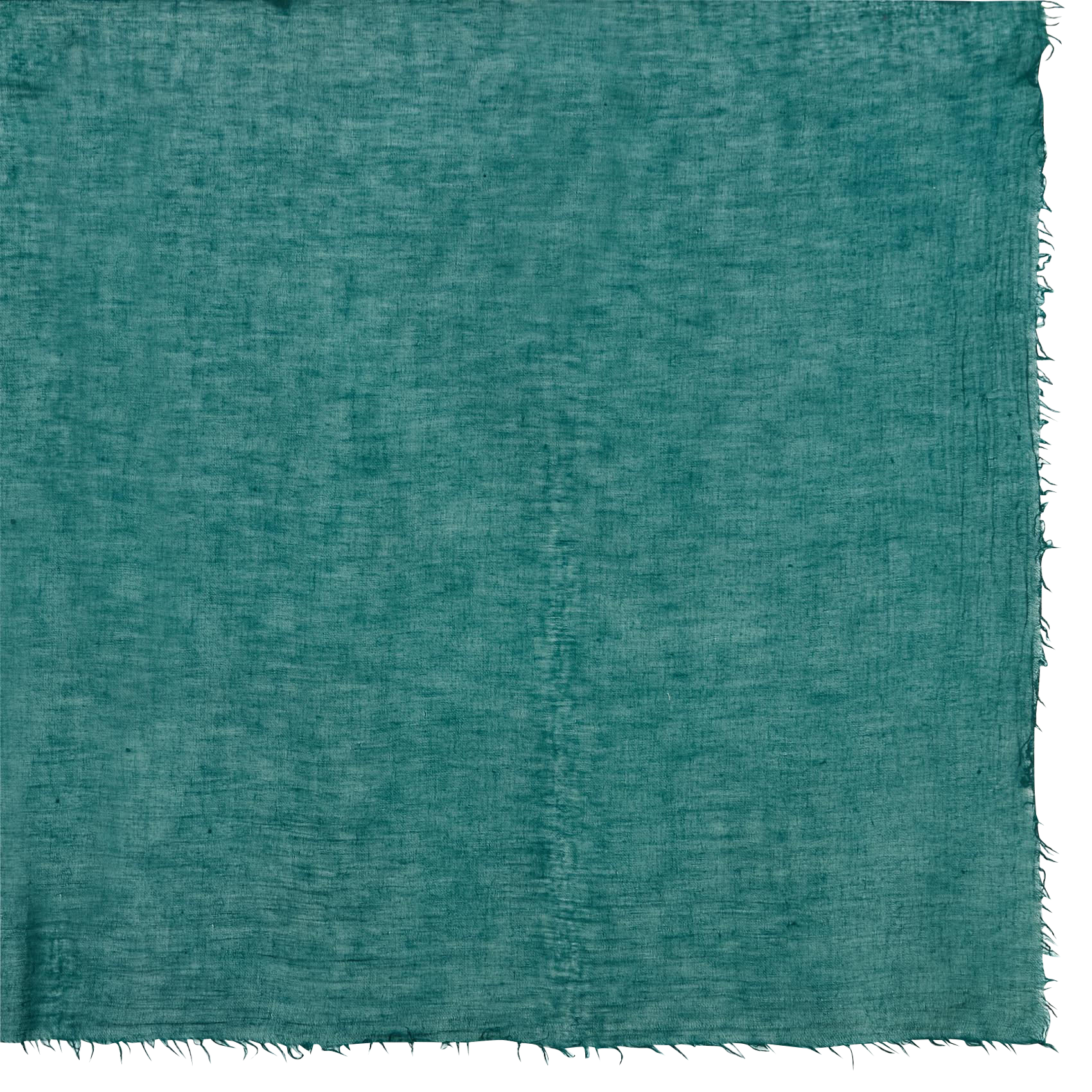 IZIA - Écharpe carrée frangée | Bleu