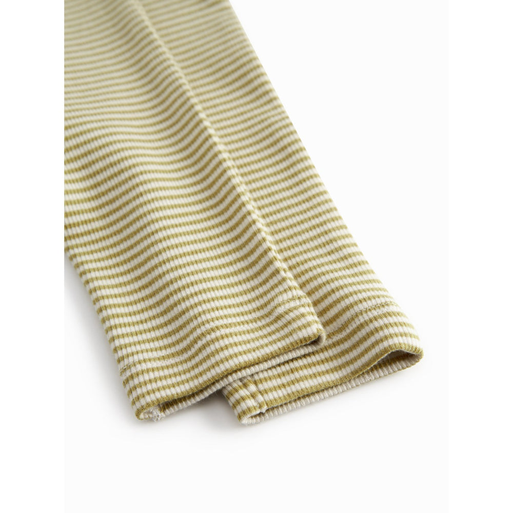 Køb MarMar Newborn Modal Fine Rib Olive Stripe Piva Bukser