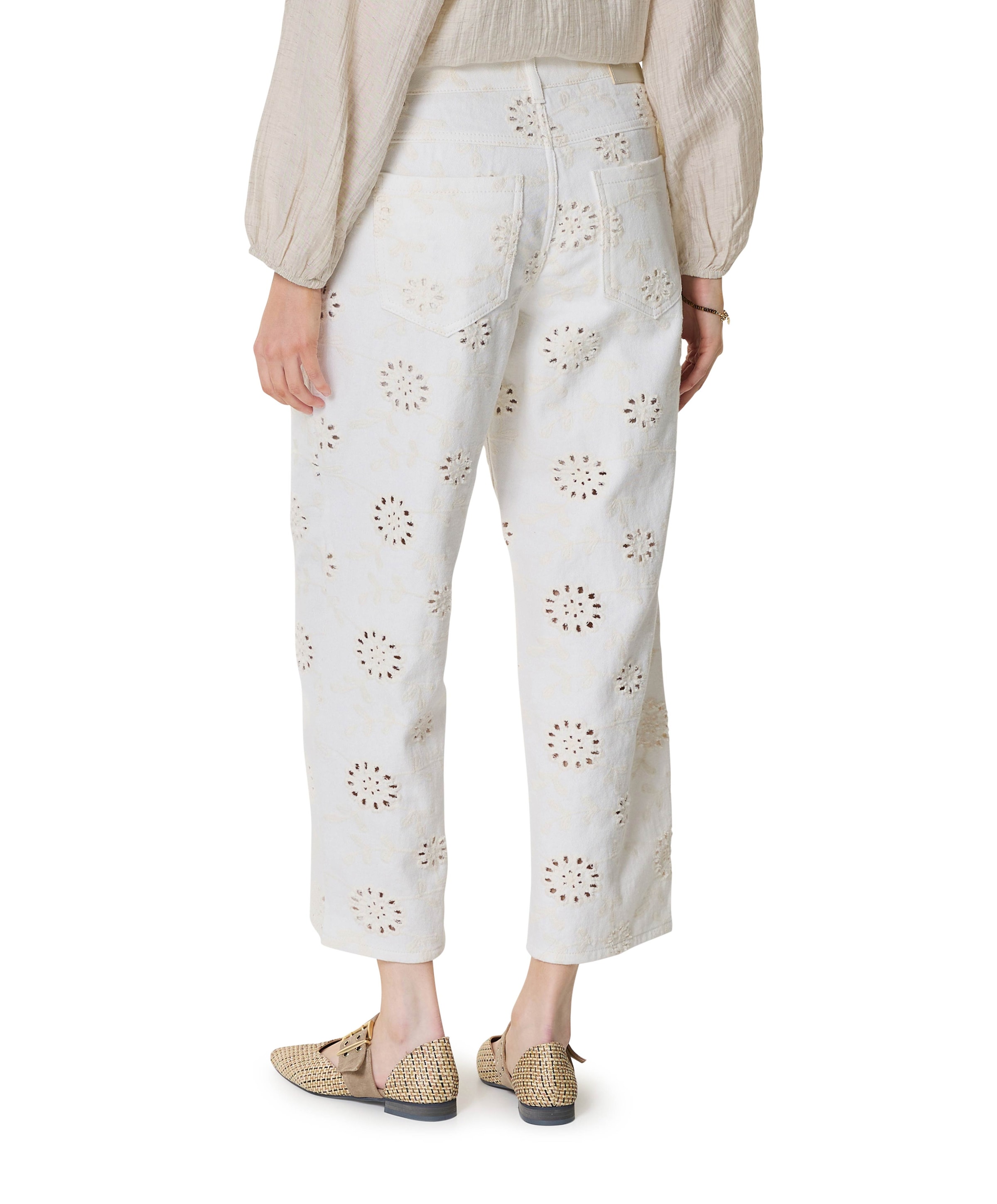 Rosner Masha Straight dames jeans ecru