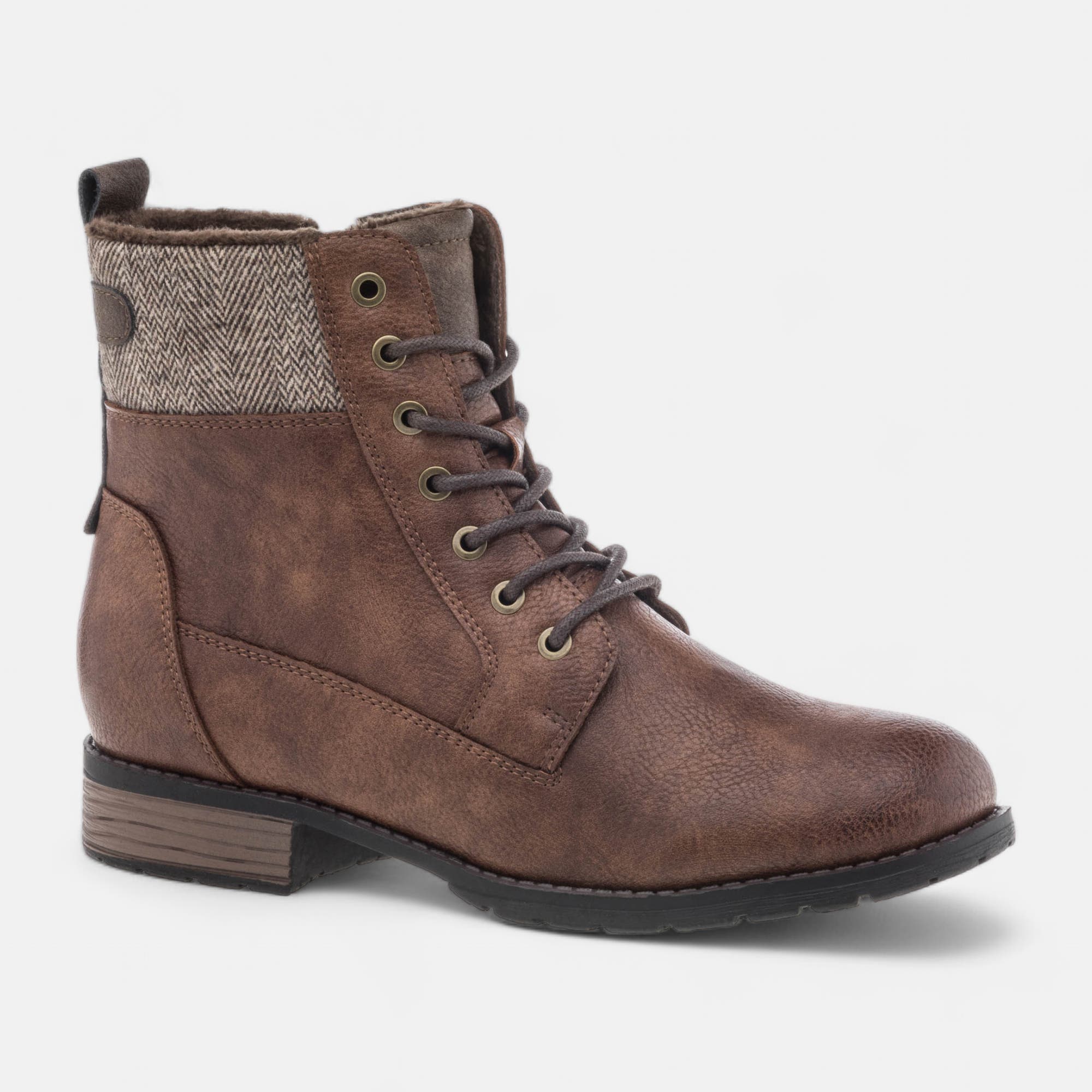 Boots Femme cognac