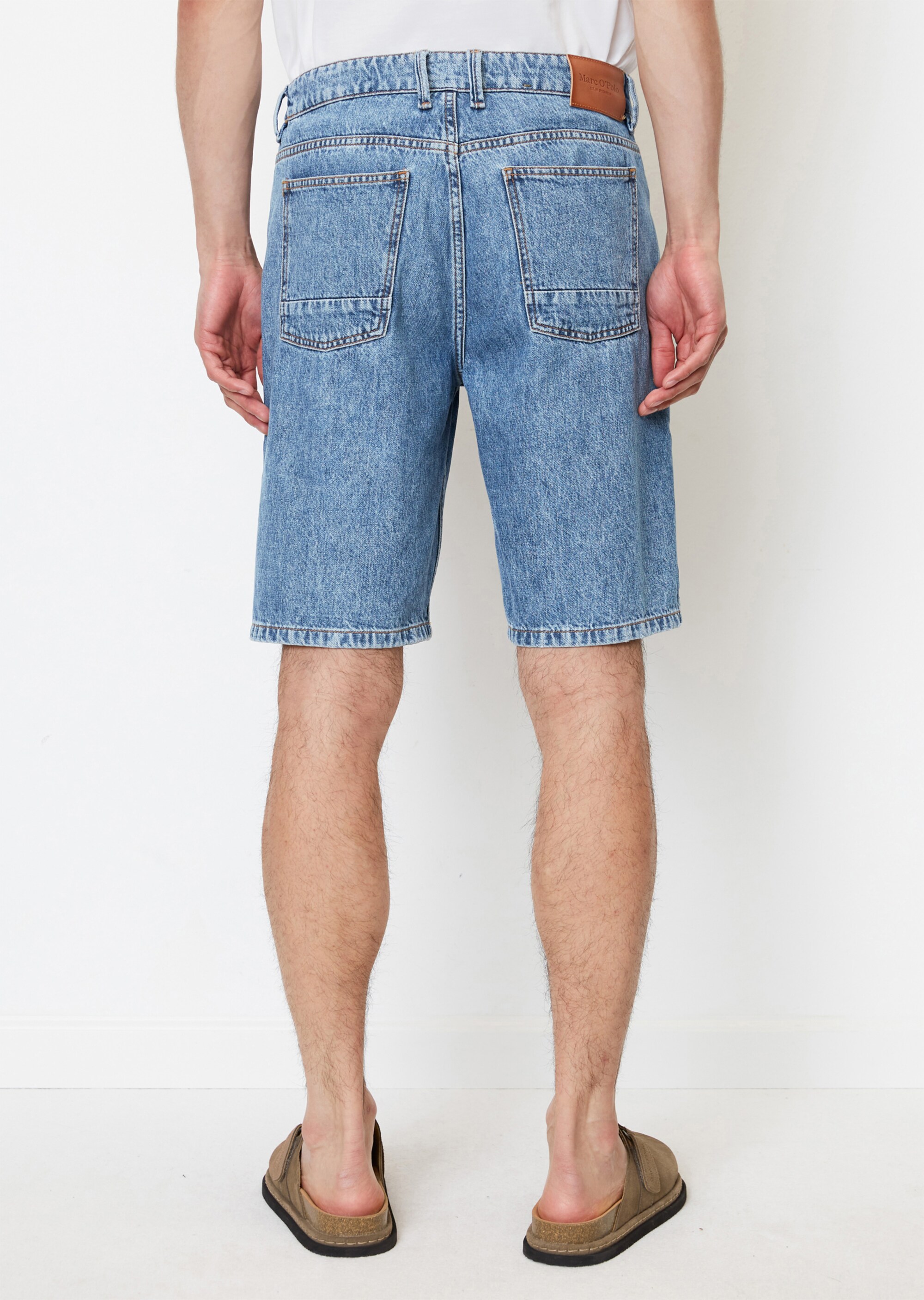 Jeansshorts Modell HAMAR aus reiner Bio-Baumwolle