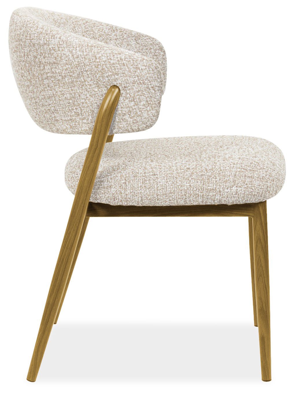 Eetkamerstoel Beige Naturel Asento B57 x D62 x H80 cm