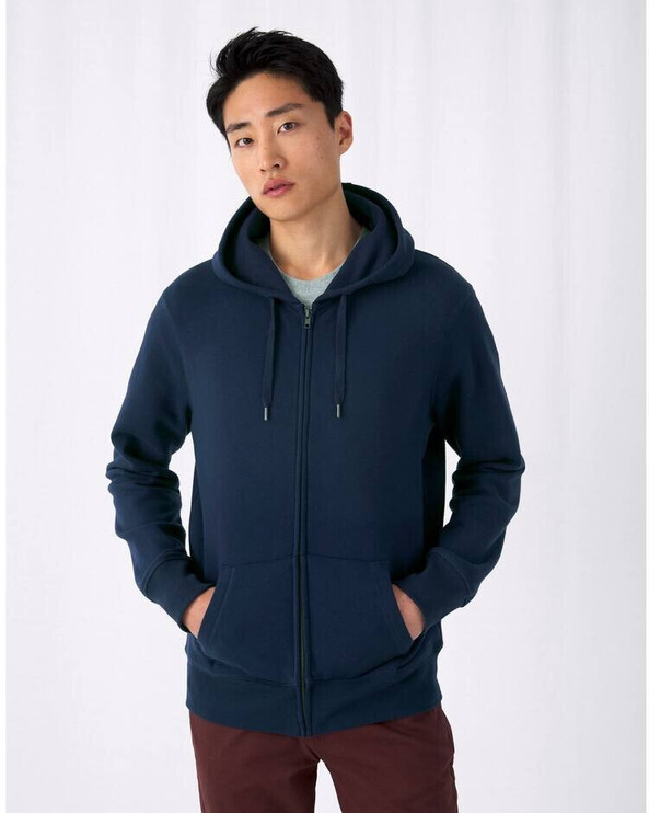 B&C BCU03K - Sweat Capuche zippé KING