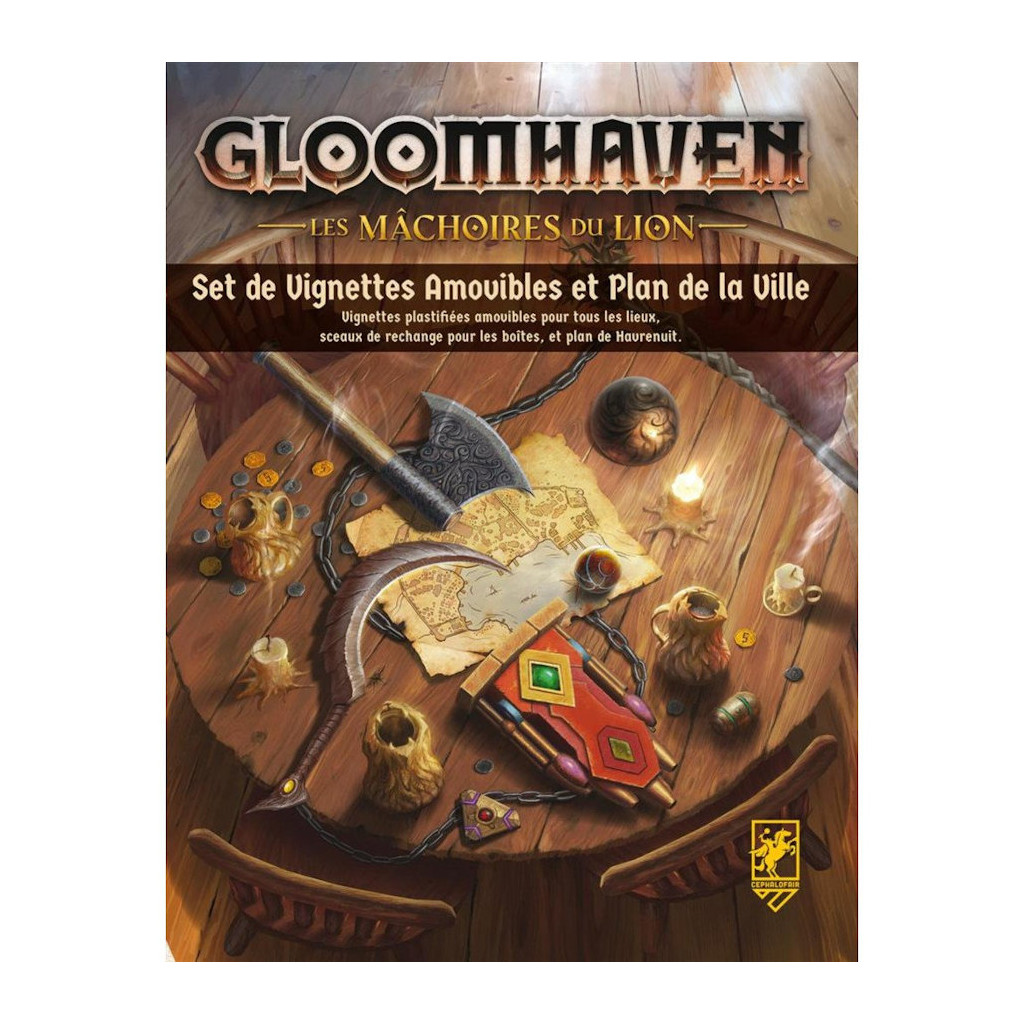 Gloomhaven - Les Mâchoires du Lion : Set de Vignettes Amovibles et Plan