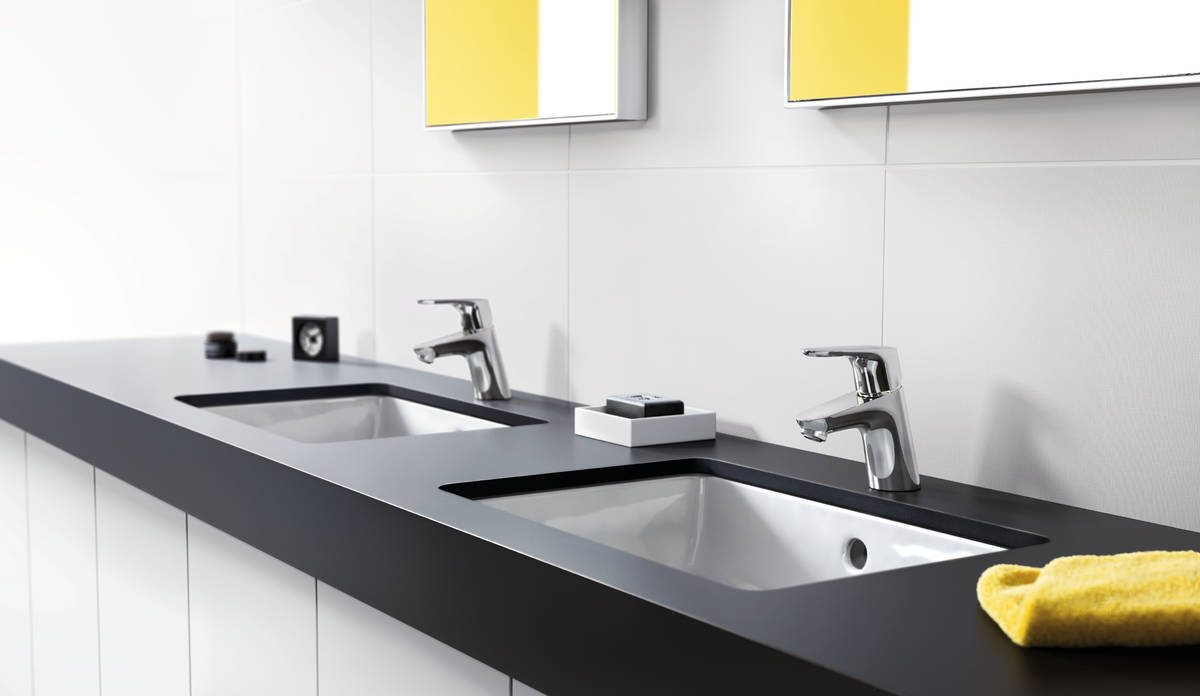 Hansgrohe Focus E2 wastafelkraan met ketting chroom