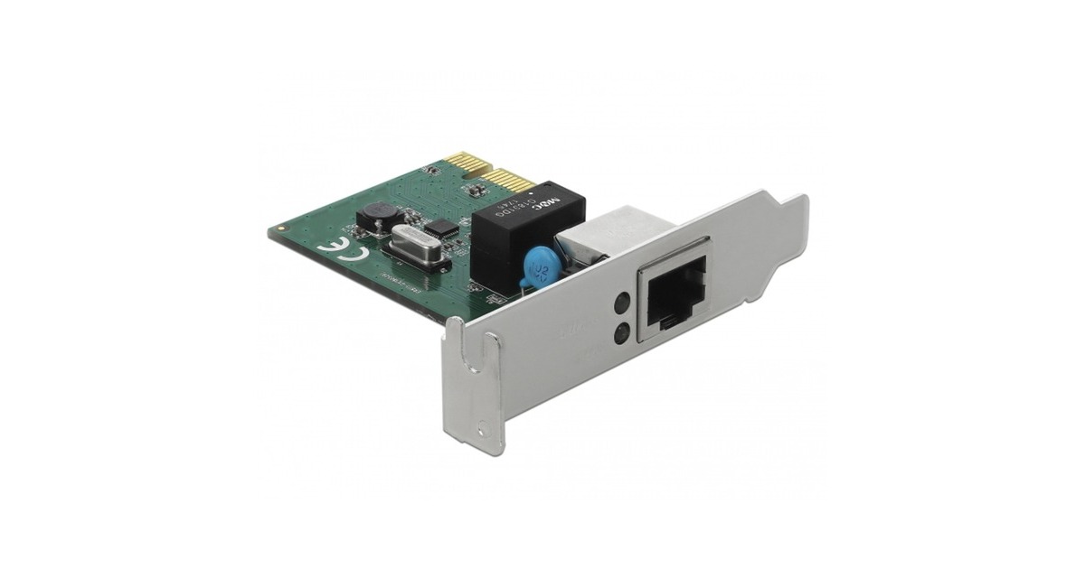 DeLOCKPCIe kaart 1x Gigabit LAN netwerkadapter