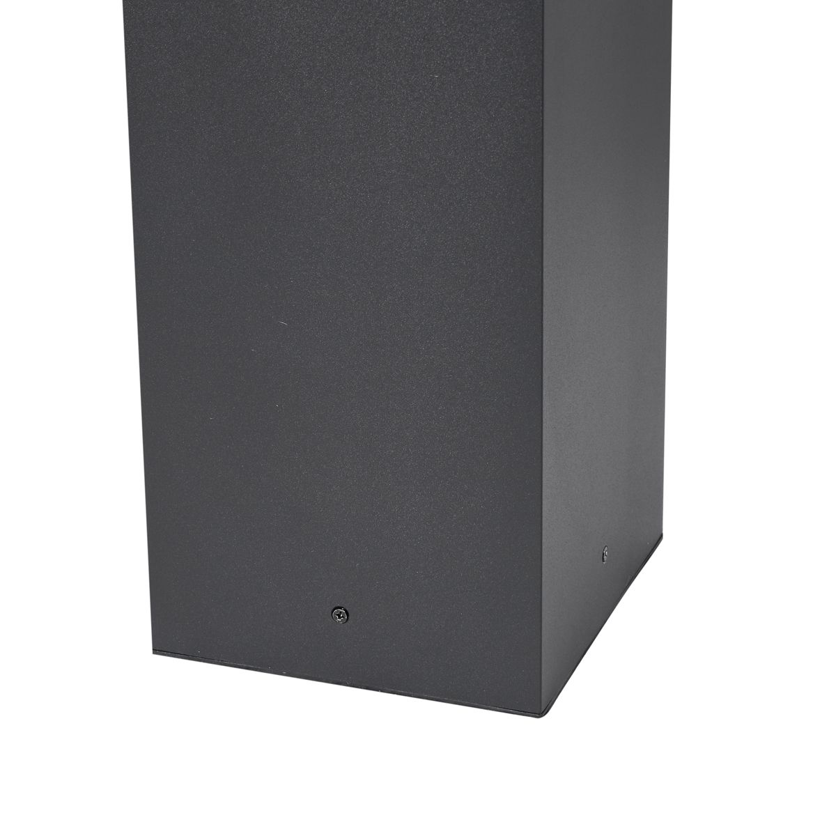 Moderne staande buitenlamp zwart 80cm met stopcontact IP44 - Charlois
