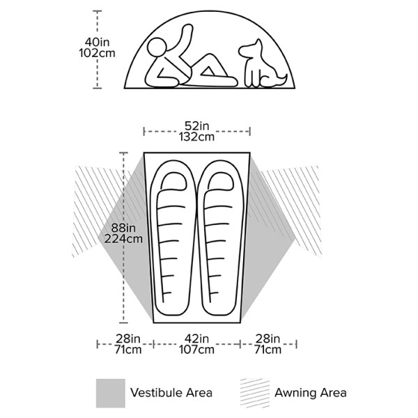 Big Agnes - Copper Spur UL2 - Tente 2 places