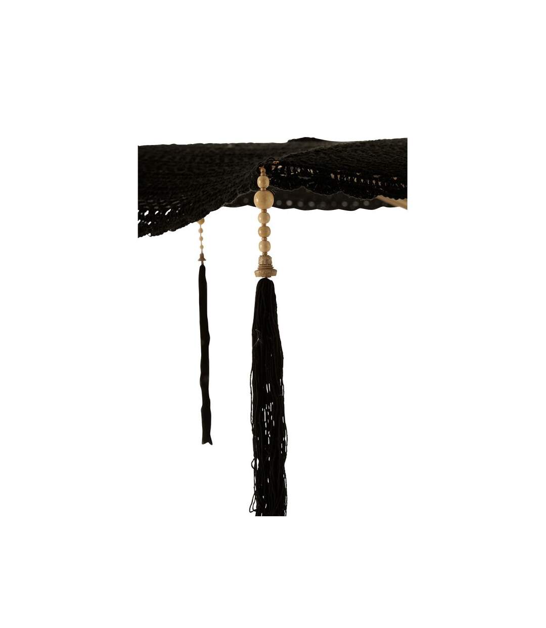 Paris Prix - Parasol Avec Pompons clark 253cm Noir