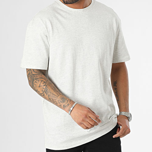 Tee Shirt Oversize Large TB1778 Gris Chiné