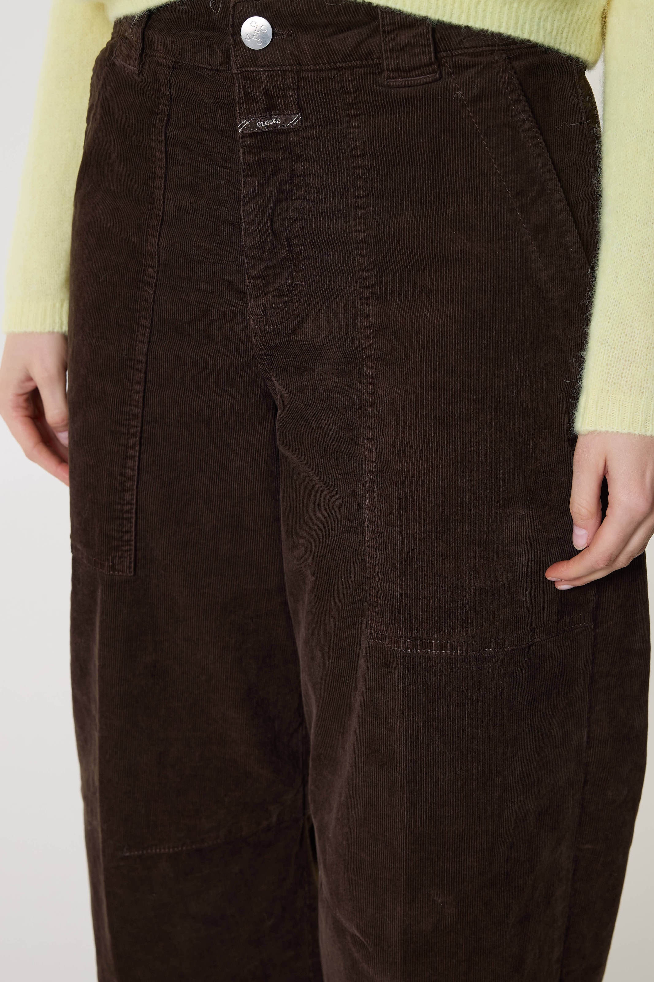 Closed Rhannon dames broek bruin