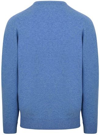 William Lockie V-Hals Lamswol Jeans Melange 7092DF-241 Jeans kopen