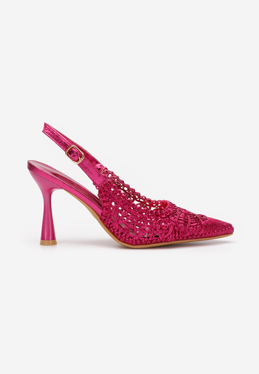 Chaussures à talon fin fuchsia Katherine