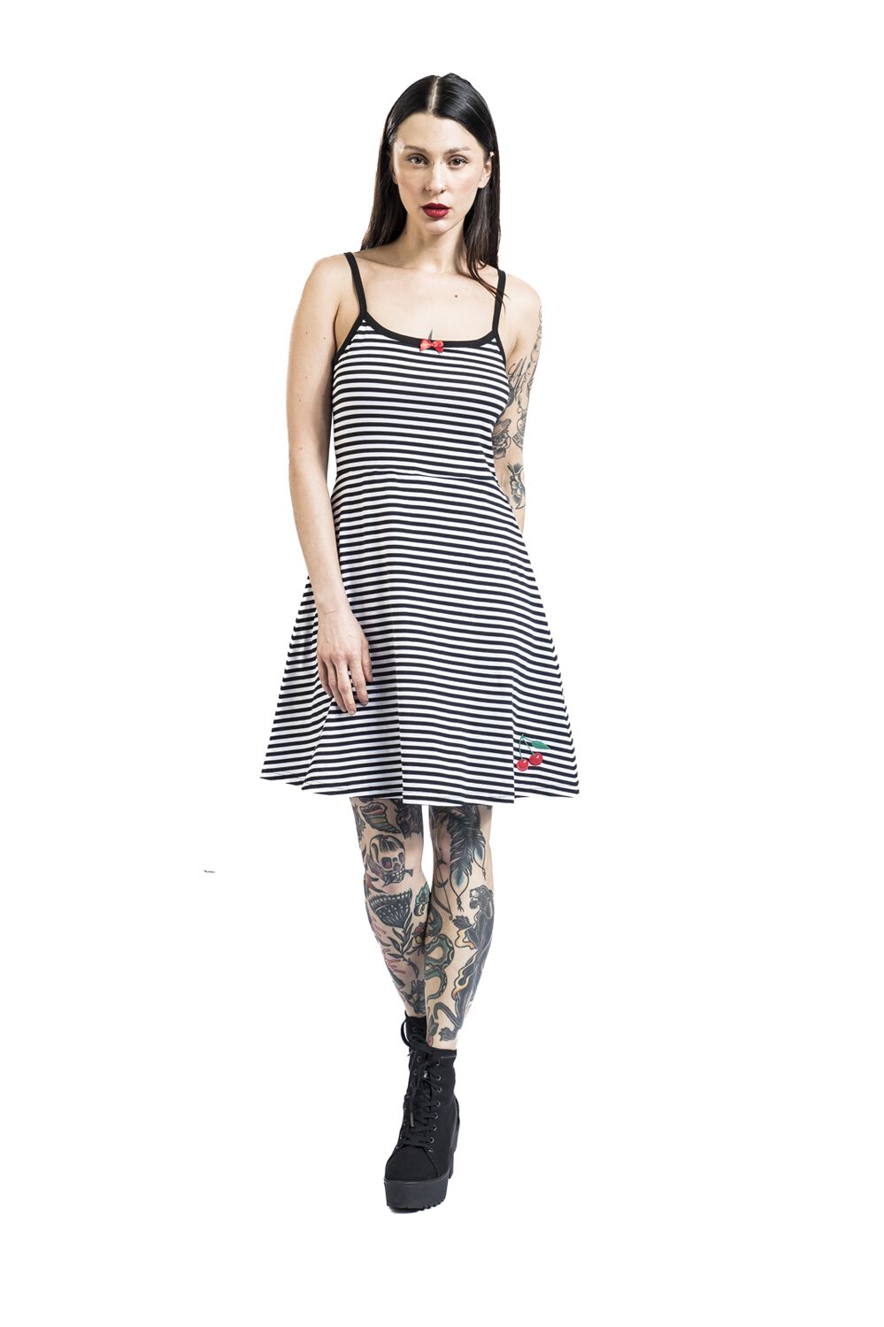 Stripey Classic Dress | Pussy Deluxe Robe courte