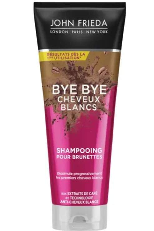 John Frieda Shampooing pour brunettes Bye Bye cheveux blancs-250 ml