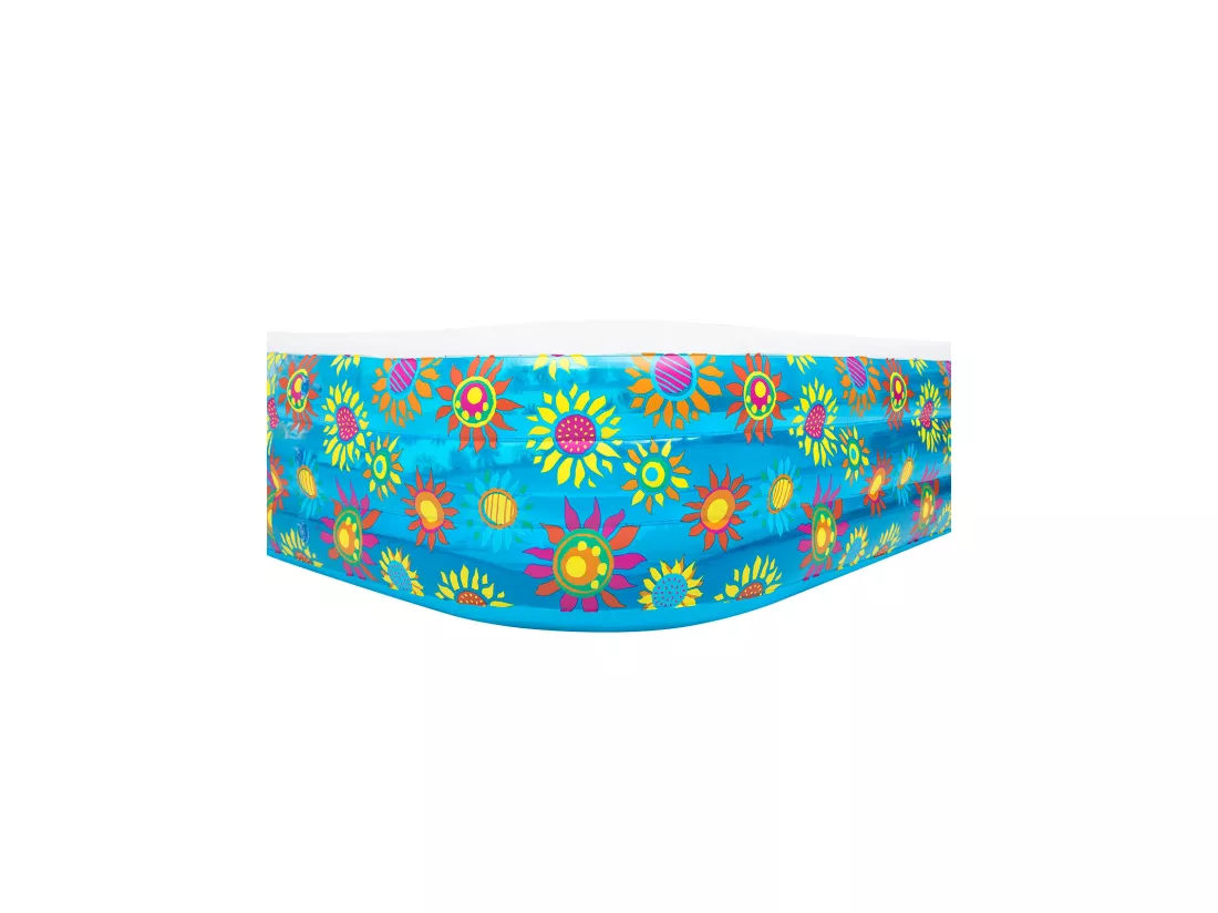 Piscine Gonflable Pour Enfants Bestway Rectangulaire Fleurs 305x183x56 cm