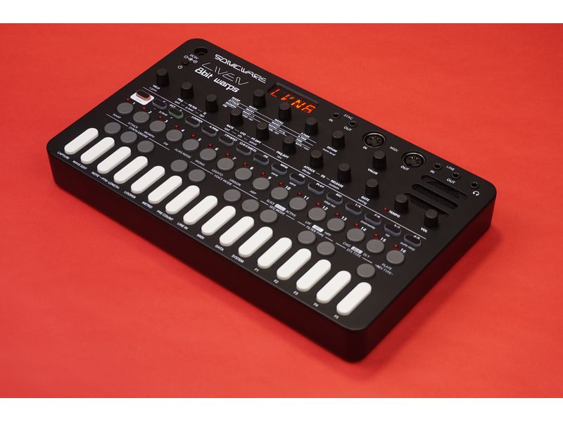 Sonicware Production Center LIVEN 8bit warps 8-Bit Waveform Synth mit Step Sequencer