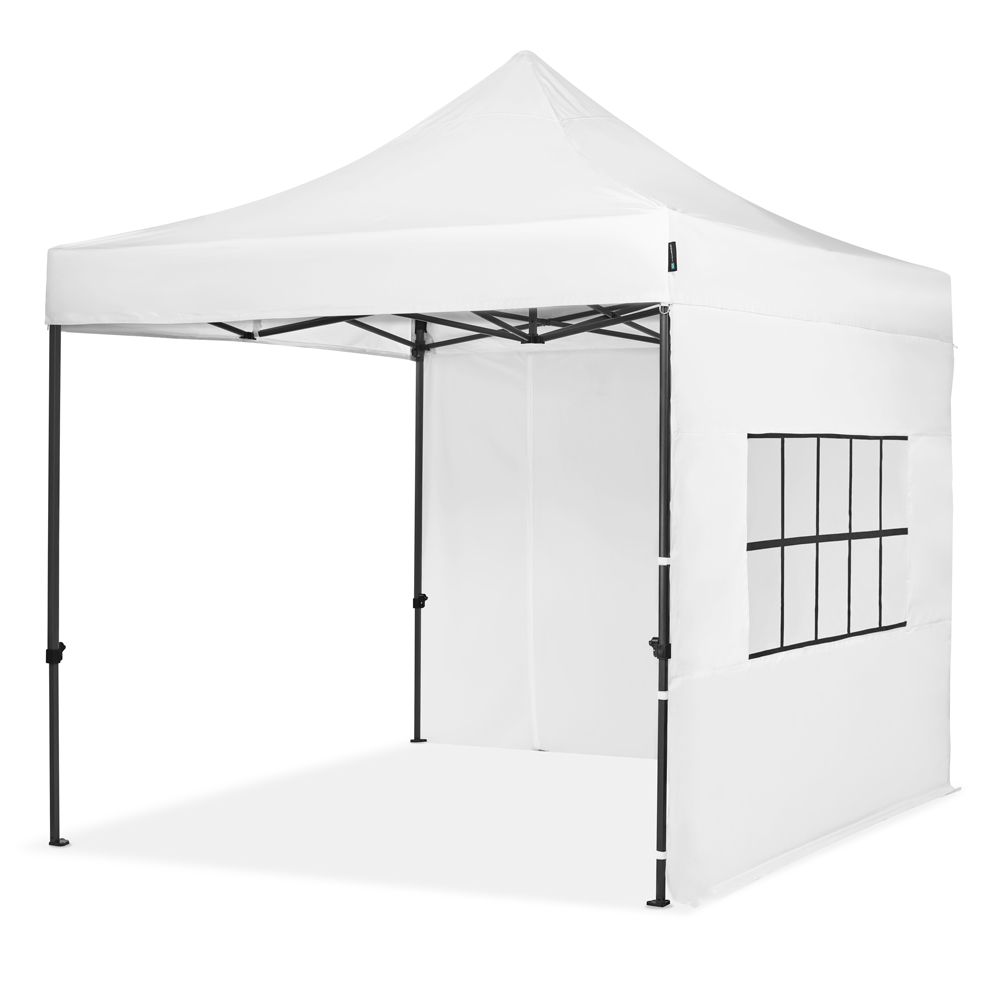 VONROC Premium 3 x 3 Easy-Up partytent met zijwanden - White
