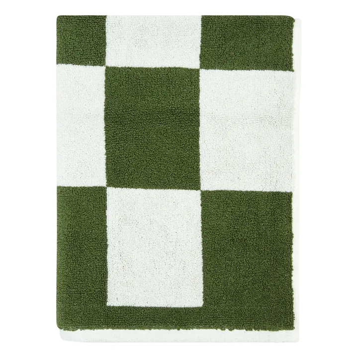 Hay Tapis de bain Check | Vert prairie