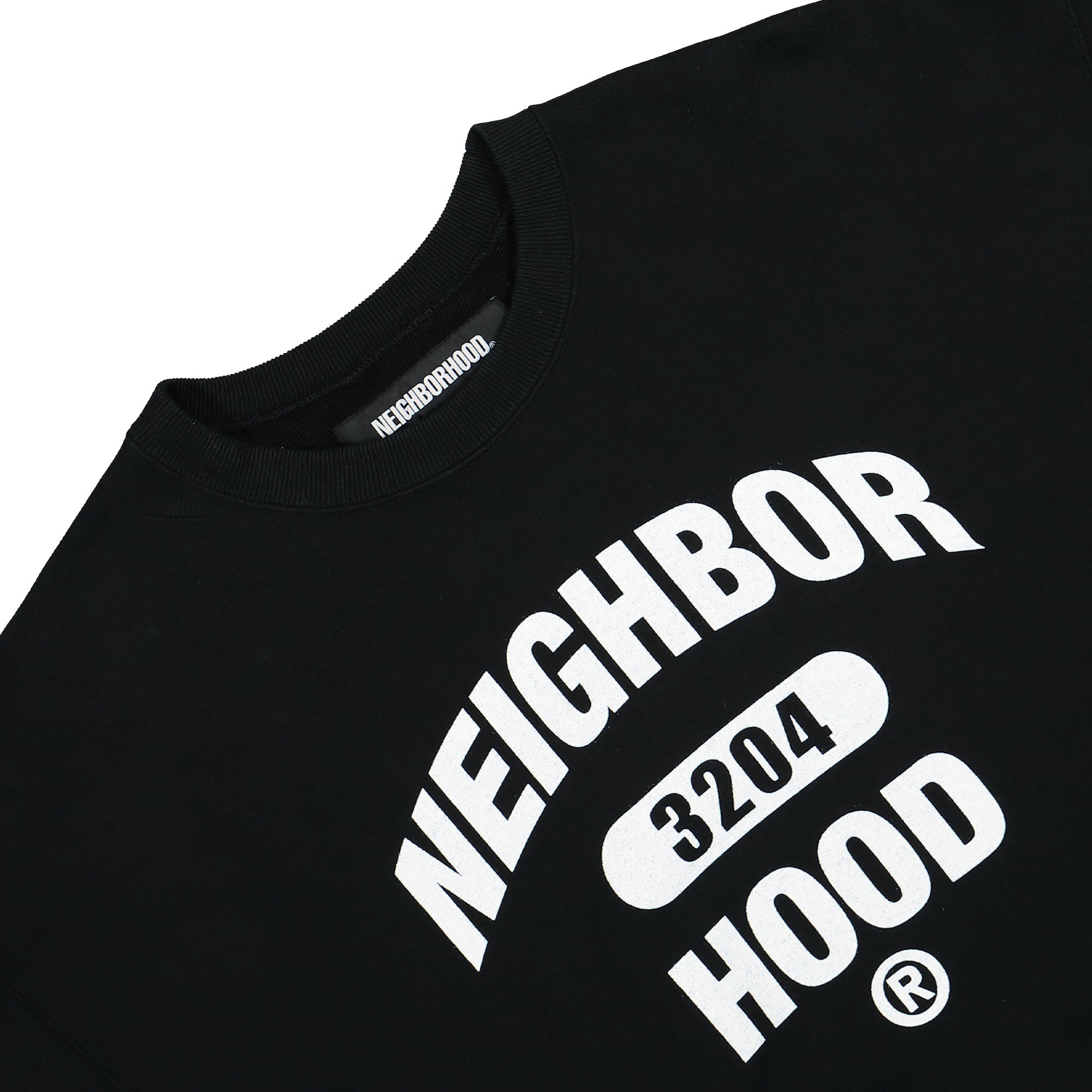 Neighborhood<br>College Logo Crew Sweatshirt LS