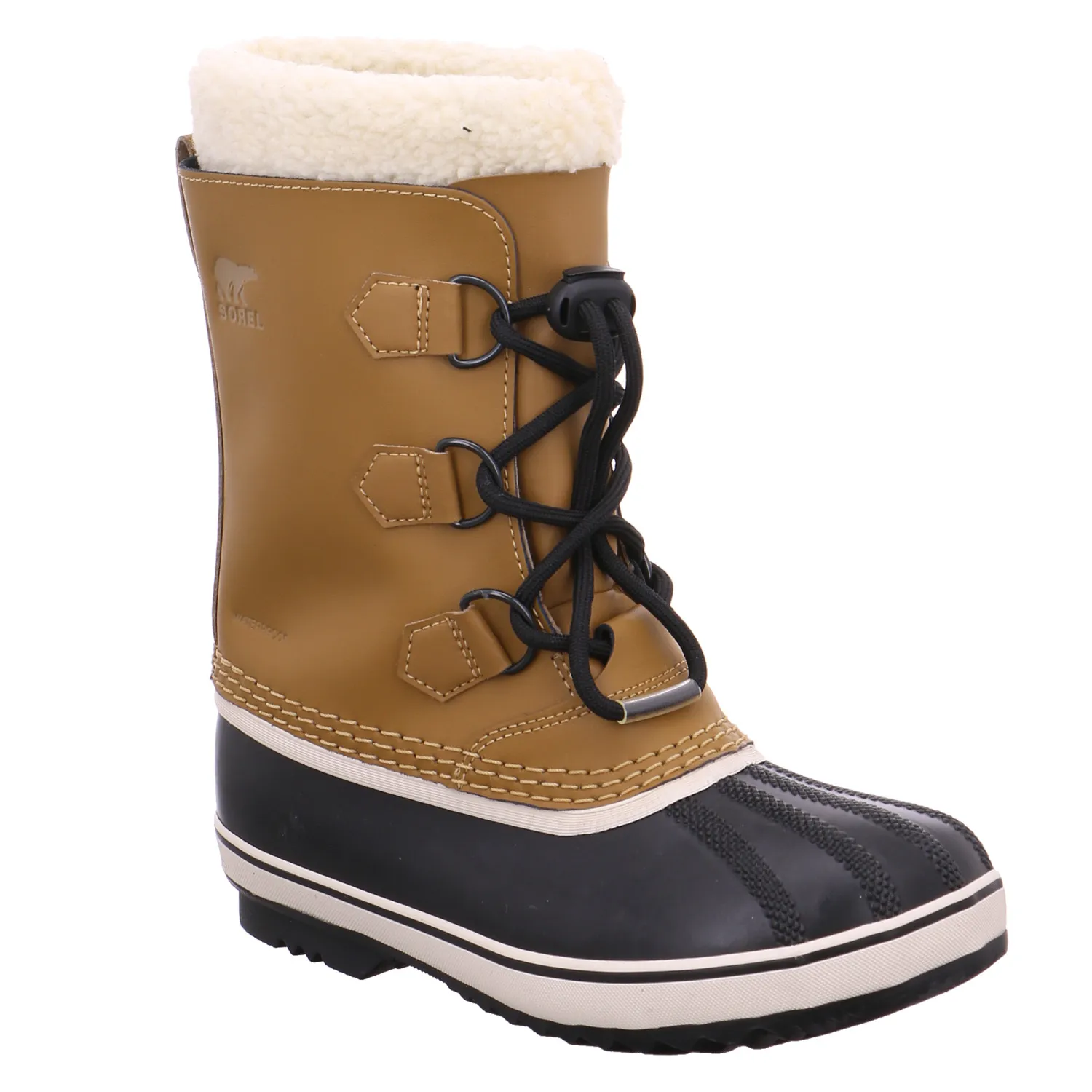 SOREL Kinder-Snowboot Cognac Leder  Schneestiefel