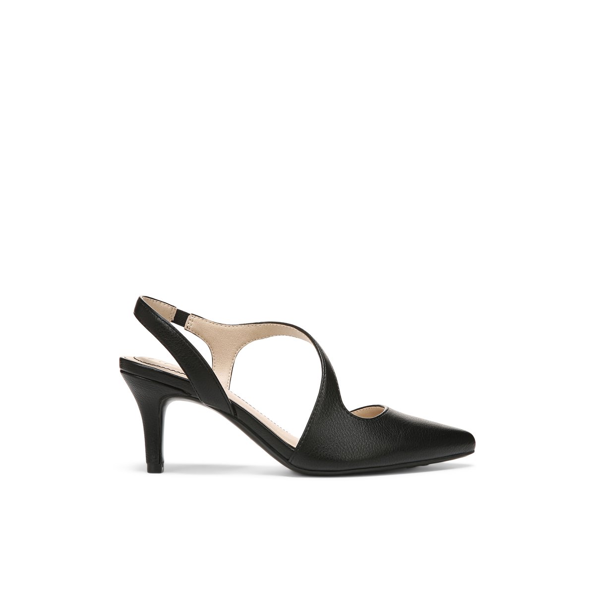 LIFE STRIDE-Santorini_l-Chaussure à talon à bride arrière - Talon plat - Noir