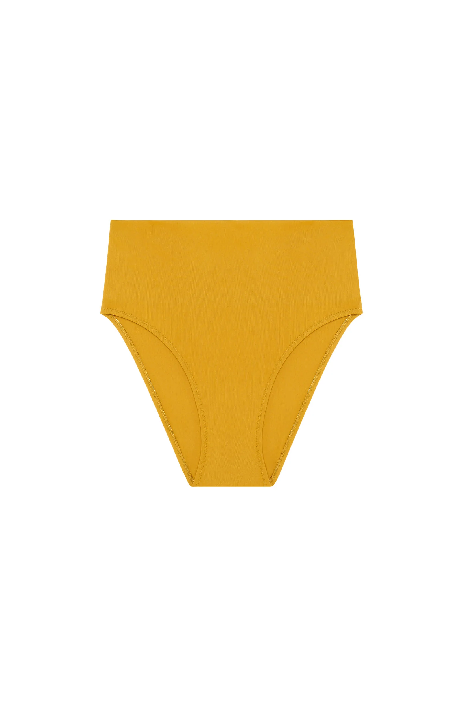 tobago Bas de maillot de bain taille haute ocre Ocre