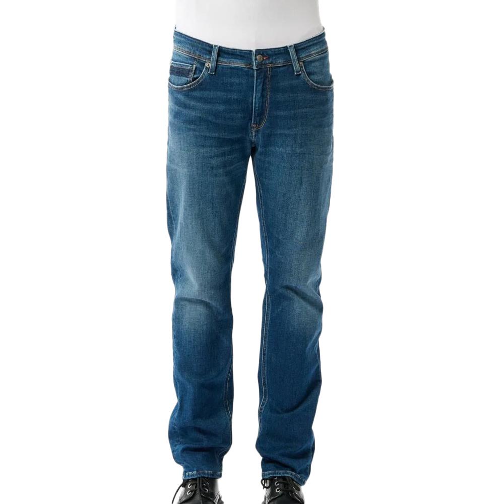 Teddy Smith Jean Droit Bleu Denim Homme Teddy Smith Reeple Rock