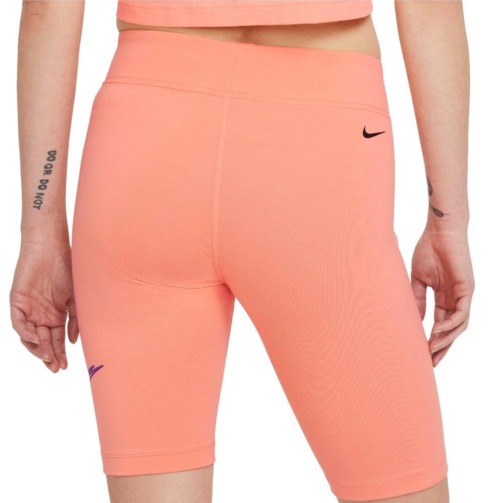 Nike Short Cycliste Orange Femme Nike Essential