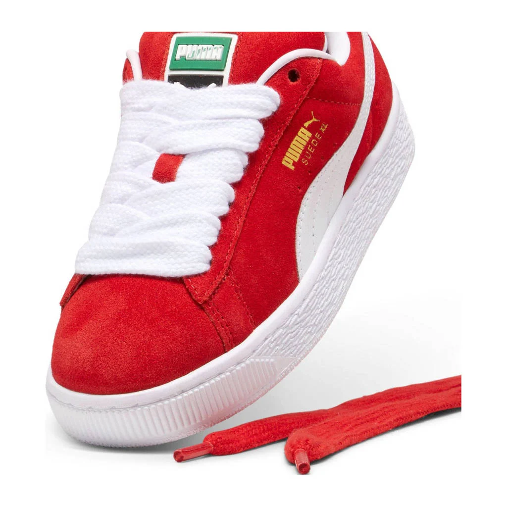 Puma Suede XL Jrsneakers rood/wit
