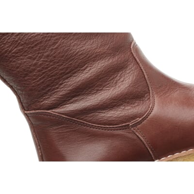Damen-Lederstiefel, Braun