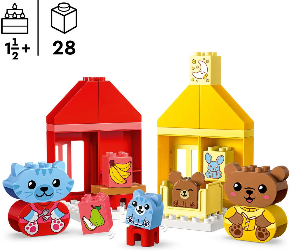 LEGO®DUPLO®MES 1ERS PAS 10414 - MES RITUELS QUOTIDIENS - LE REPAS ET LE COUCHER