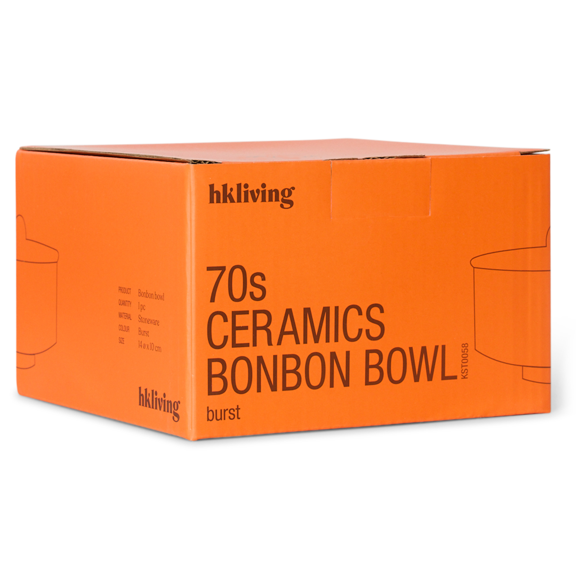 Servies 70's Ceramics Bonbon Bowl blast